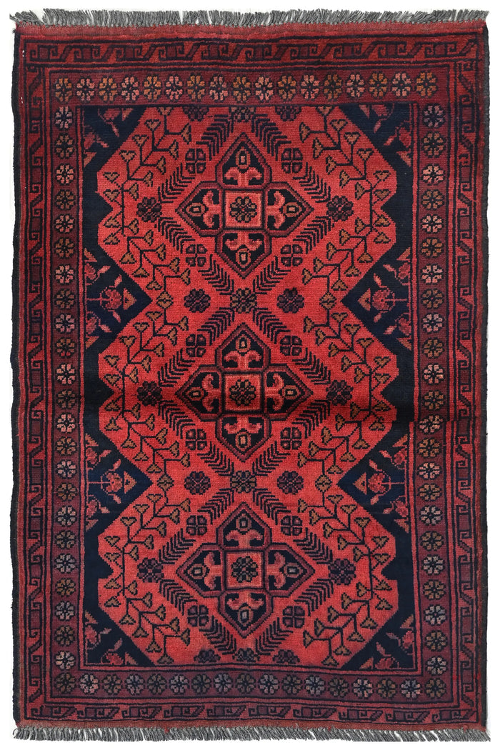 Khal Mohammadi Afghan Rug – Ember Emblem