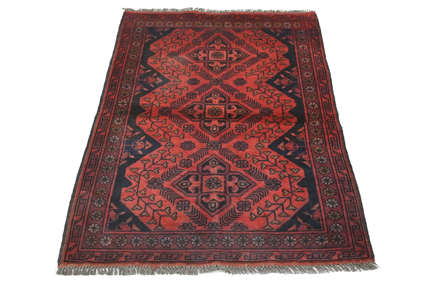 Khal Mohammadi Afghan Rug – Ember Emblem