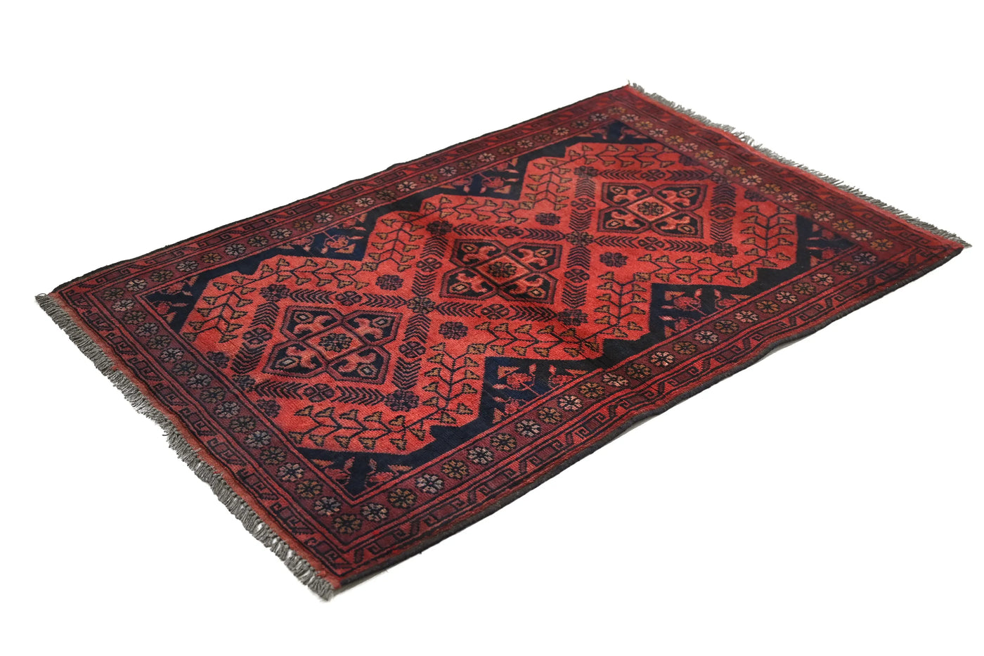 Khal Mohammadi Afghan Rug – Ember Emblem