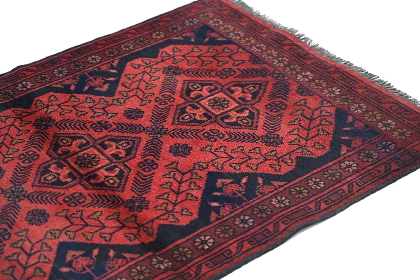 Khal Mohammadi Afghan Rug – Ember Emblem
