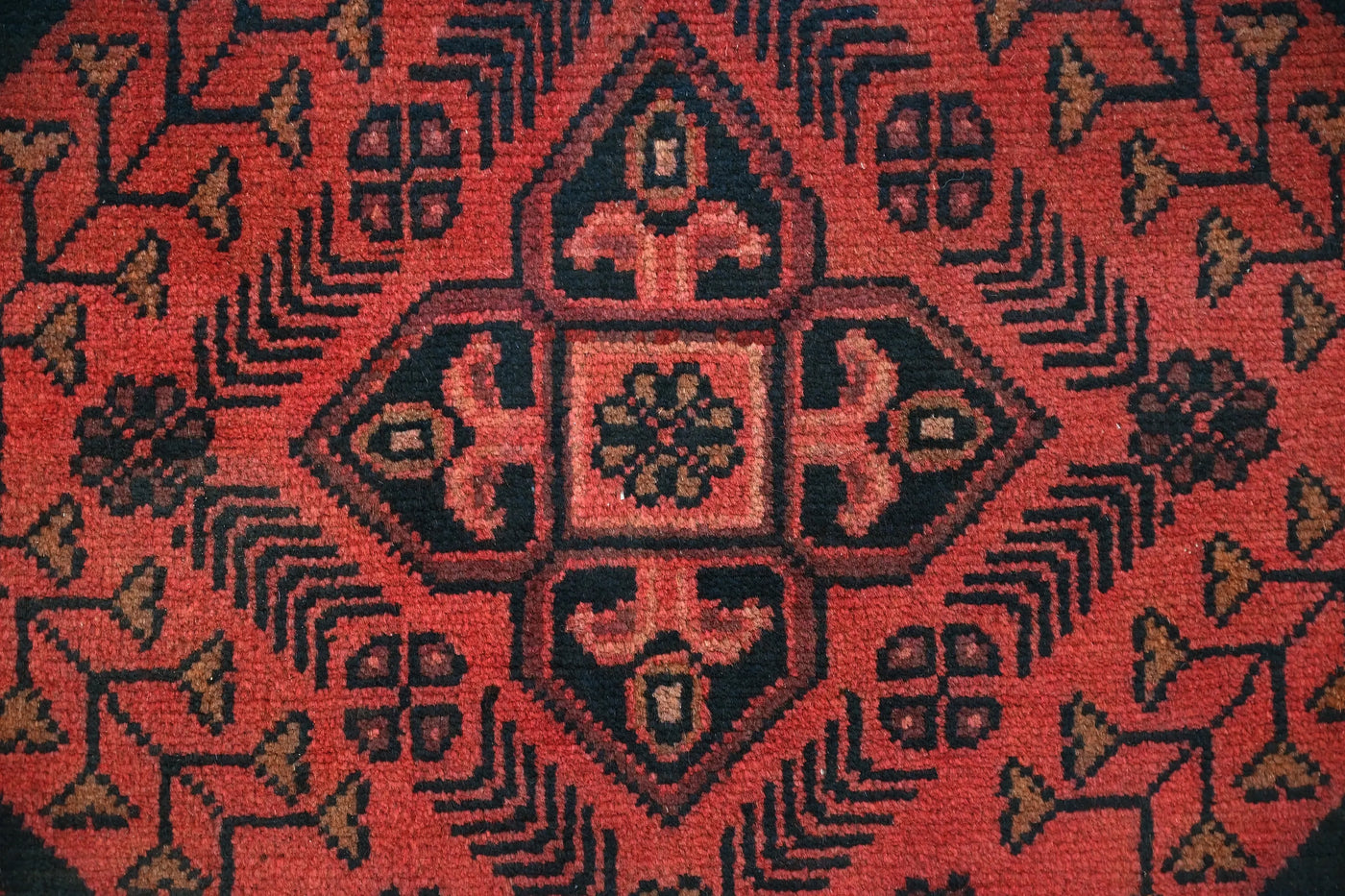Khal Mohammadi Afghan Rug – Ember Emblem