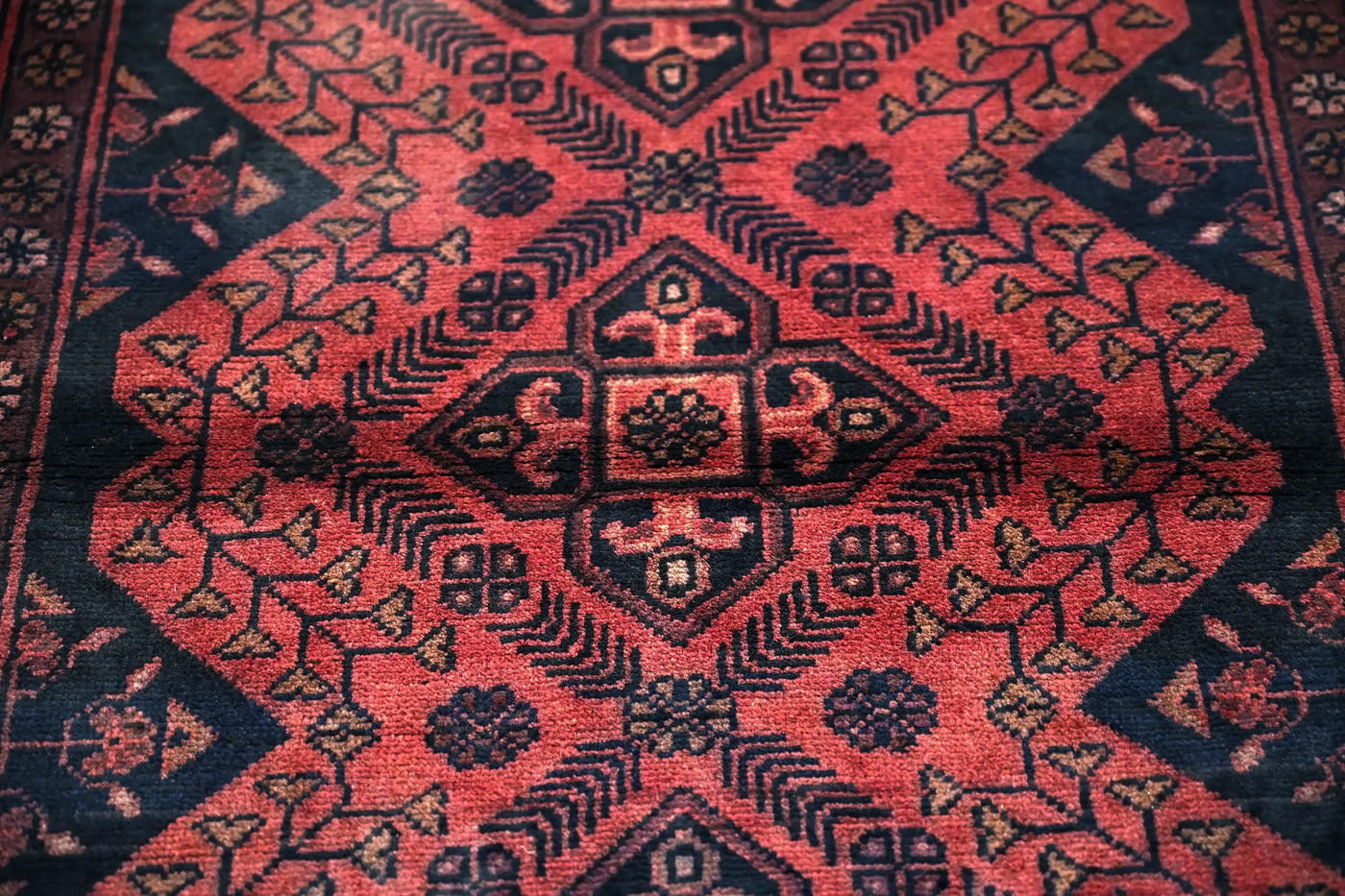 Khal Mohammadi Afghan Rug – Ember Emblem