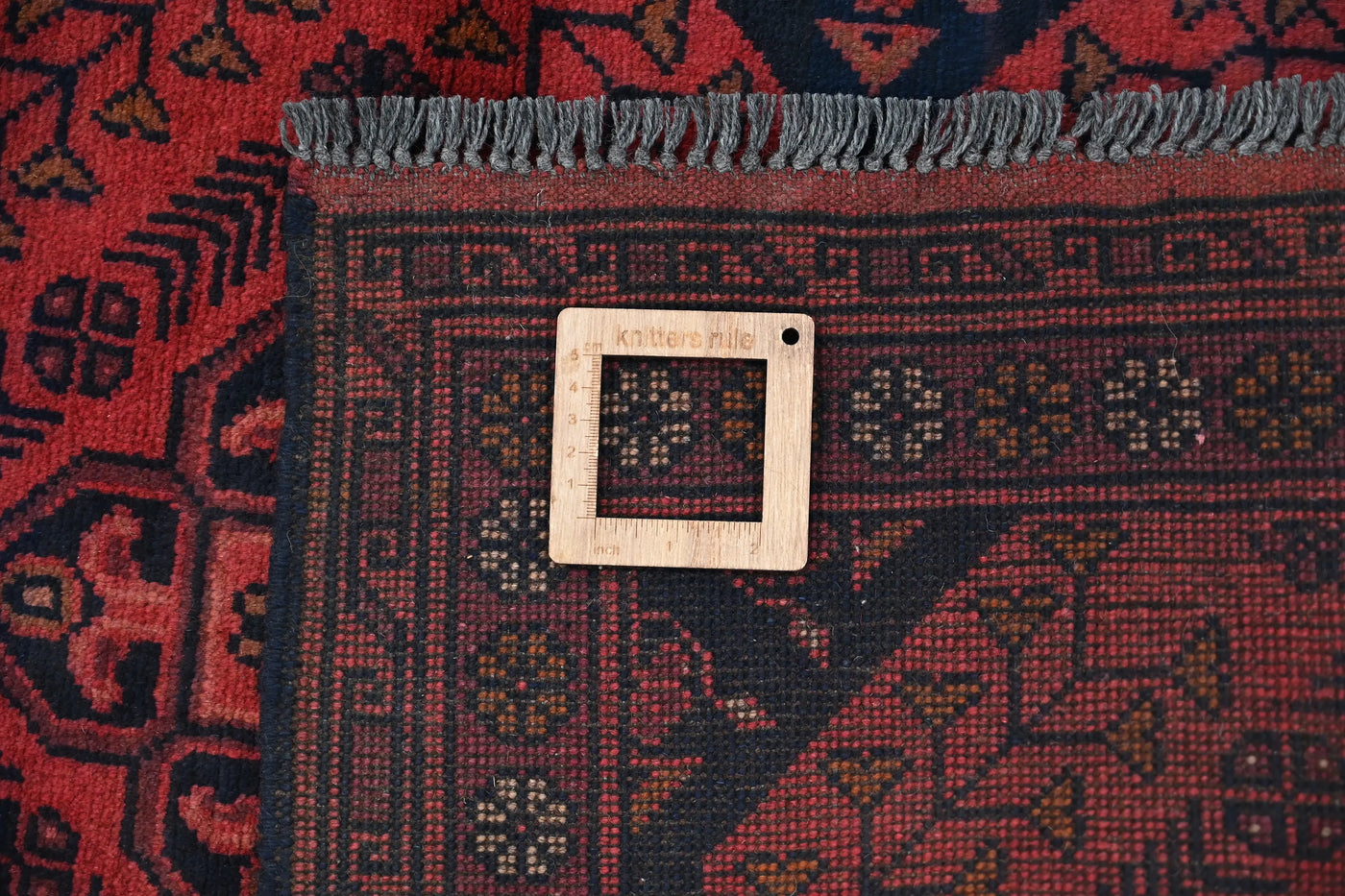 Khal Mohammadi Afghan Rug – Ember Emblem