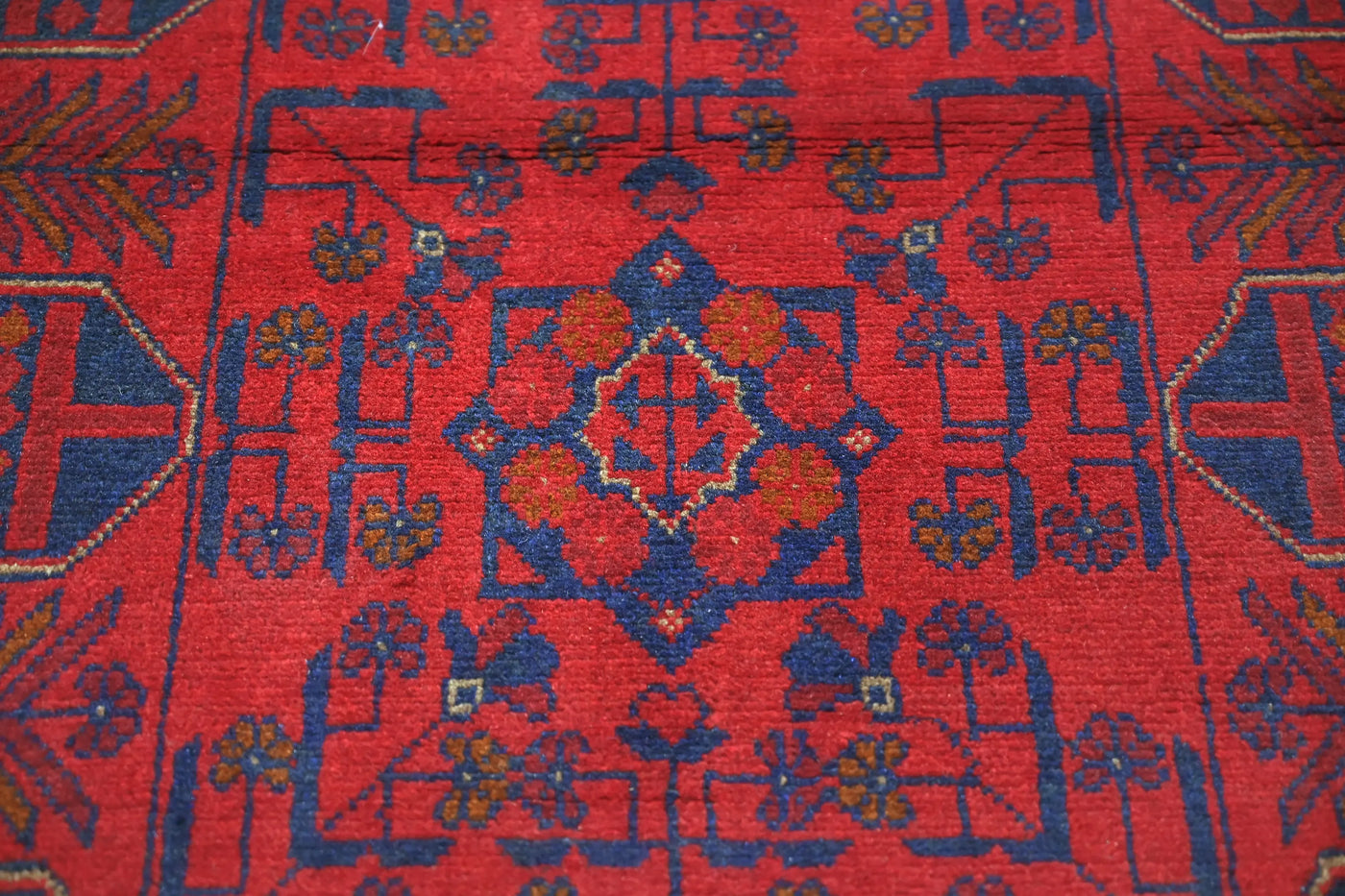 Khal Mohammadi Afghan Rug – Carmine Constellation
