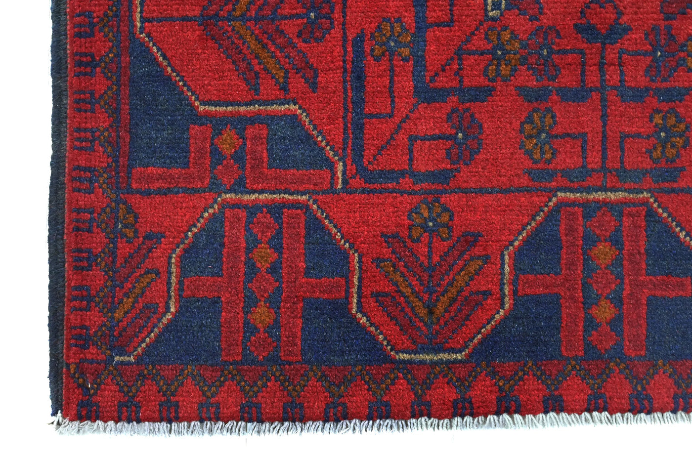 Khal Mohammadi Afghan Rug – Carmine Constellation