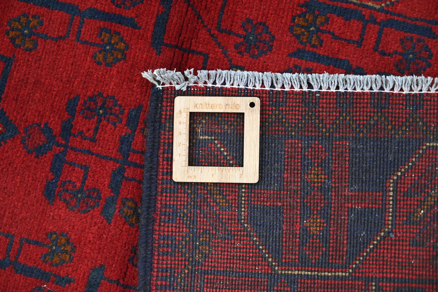 Khal Mohammadi Afghan Rug – Carmine Constellation