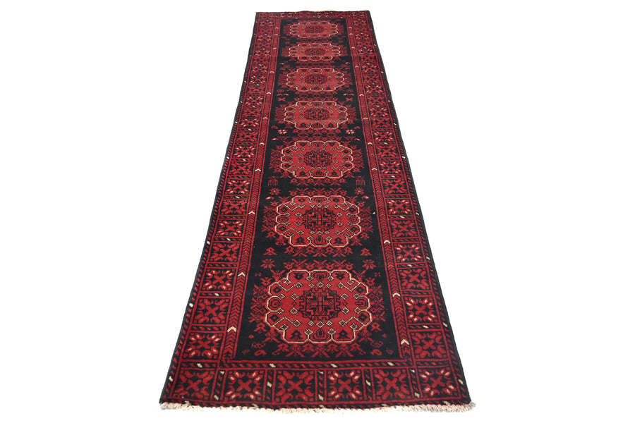 Afghan Khal Mohammadi Runner Rug, 72 x 285 cm
