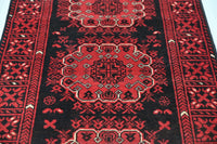 Afghan Khal Mohammadi Runner Rug, 72 x 285 cm