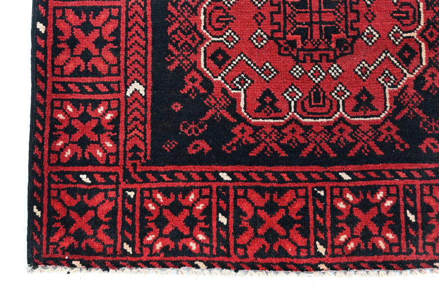 Afghan Khal Mohammadi Runner Rug, 72 x 285 cm