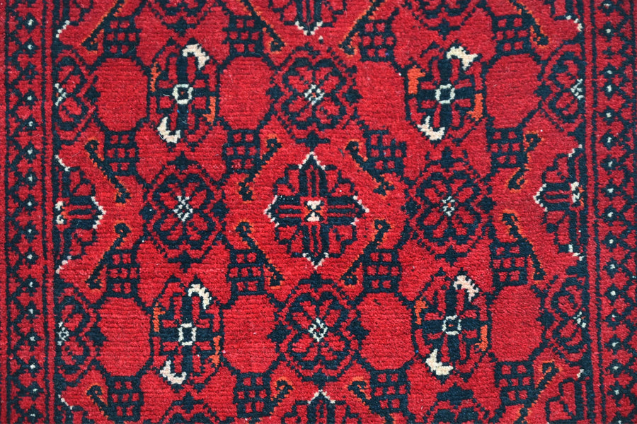 Afghan Khal Mohammadi Runner Rug, 88 x 281 cm