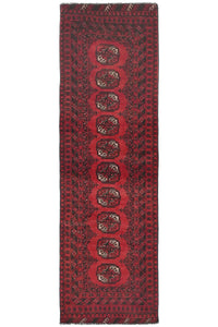 Afghan Khal Mohammadi Runner Rug, 84 x 270 cm