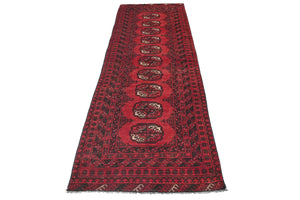 Afghan Khal Mohammadi Runner Rug, 84 x 270 cm
