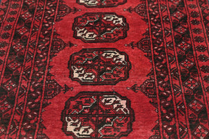 Afghan Khal Mohammadi Runner Rug, 84 x 270 cm
