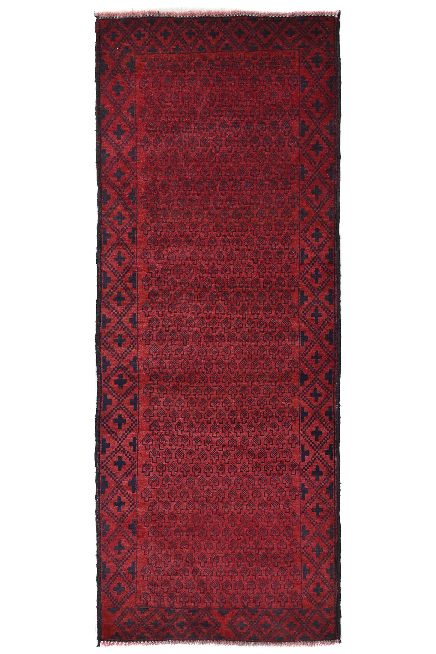 Khal Mohammadi Afghan Runner Rug – Pomegranate Compass