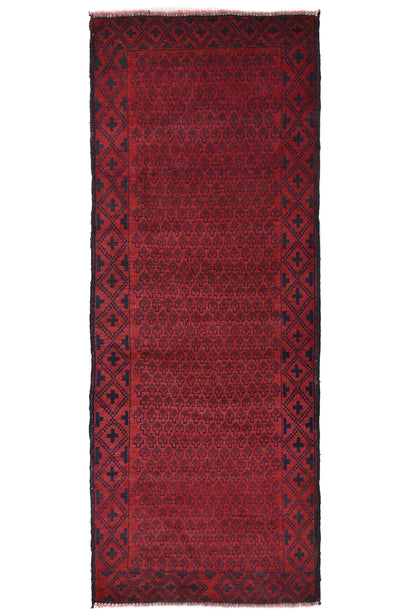 Afghan Khal Mohammadi Rug, 74 x 192 cm