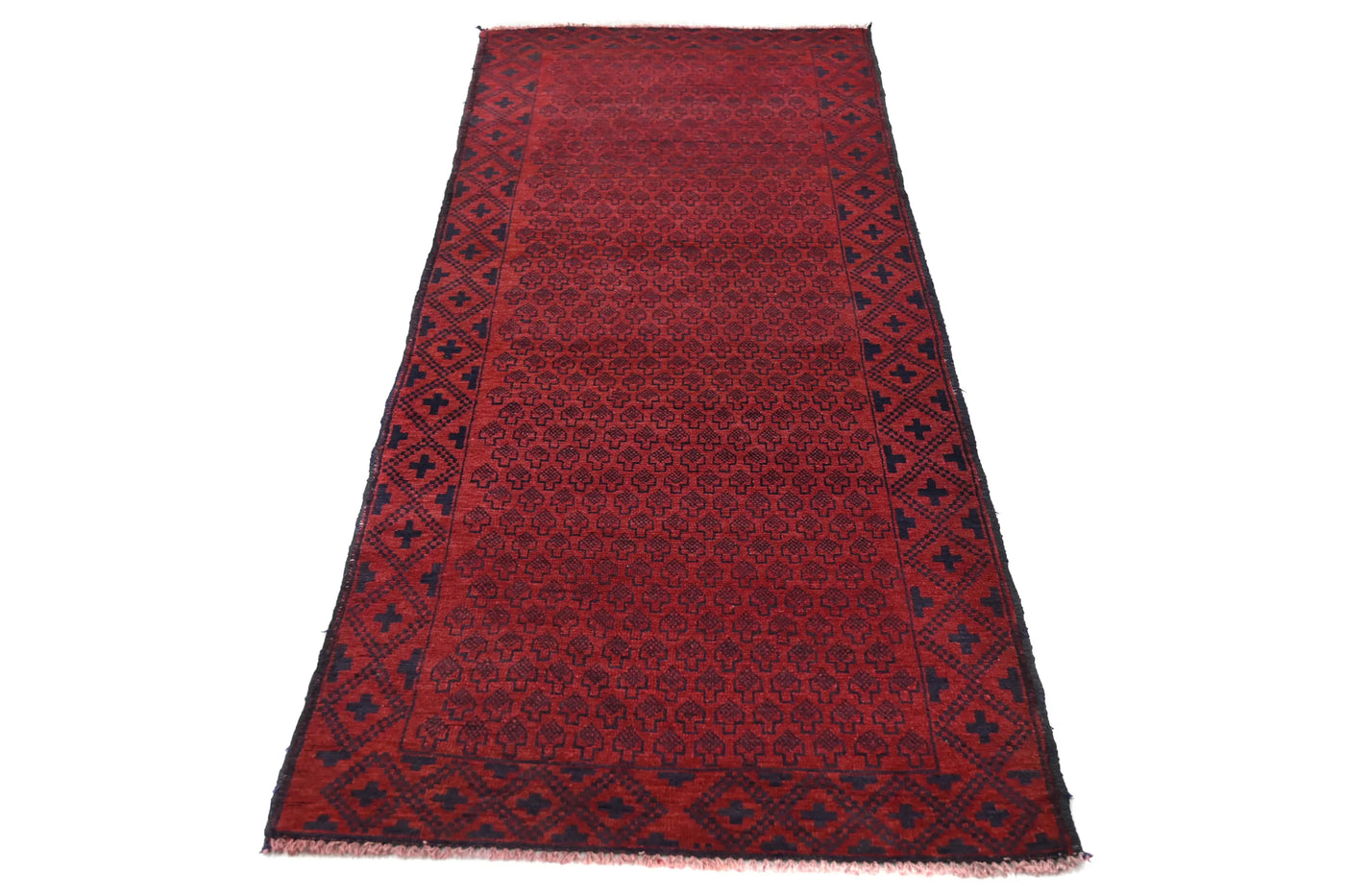 Khal Mohammadi Afghan Runner Rug – Pomegranate Compass