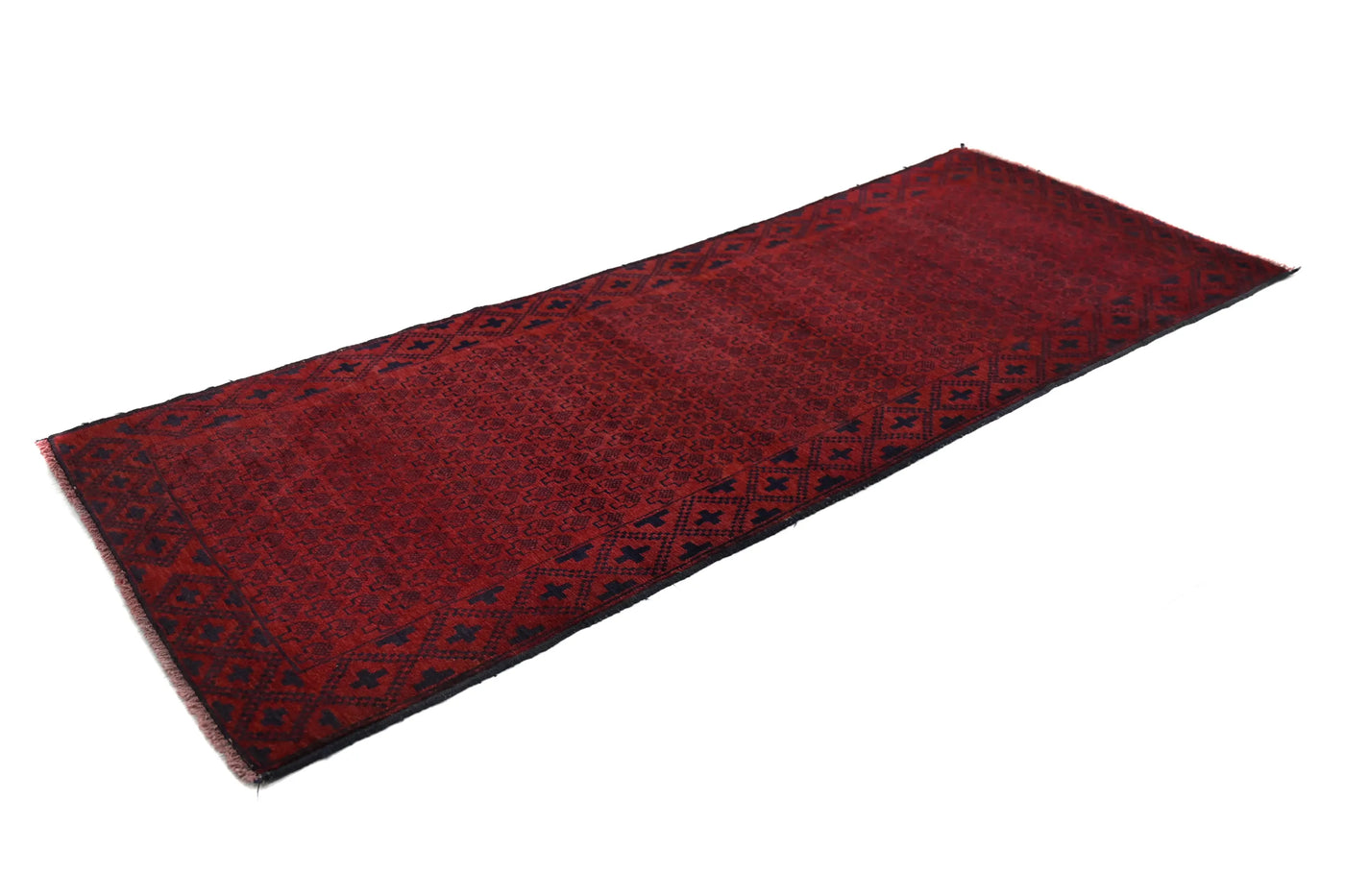 Khal Mohammadi Afghan Runner Rug – Pomegranate Compass