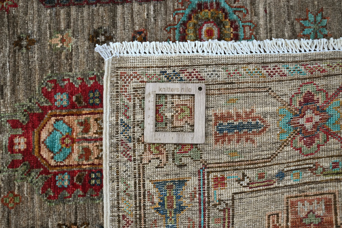 Khorjin Afghan Rug – Alabaster Mosaic