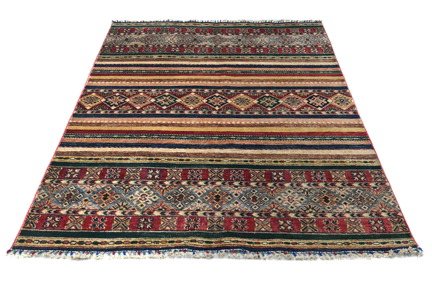 Khorjin Afghan Rug – Marine Panel