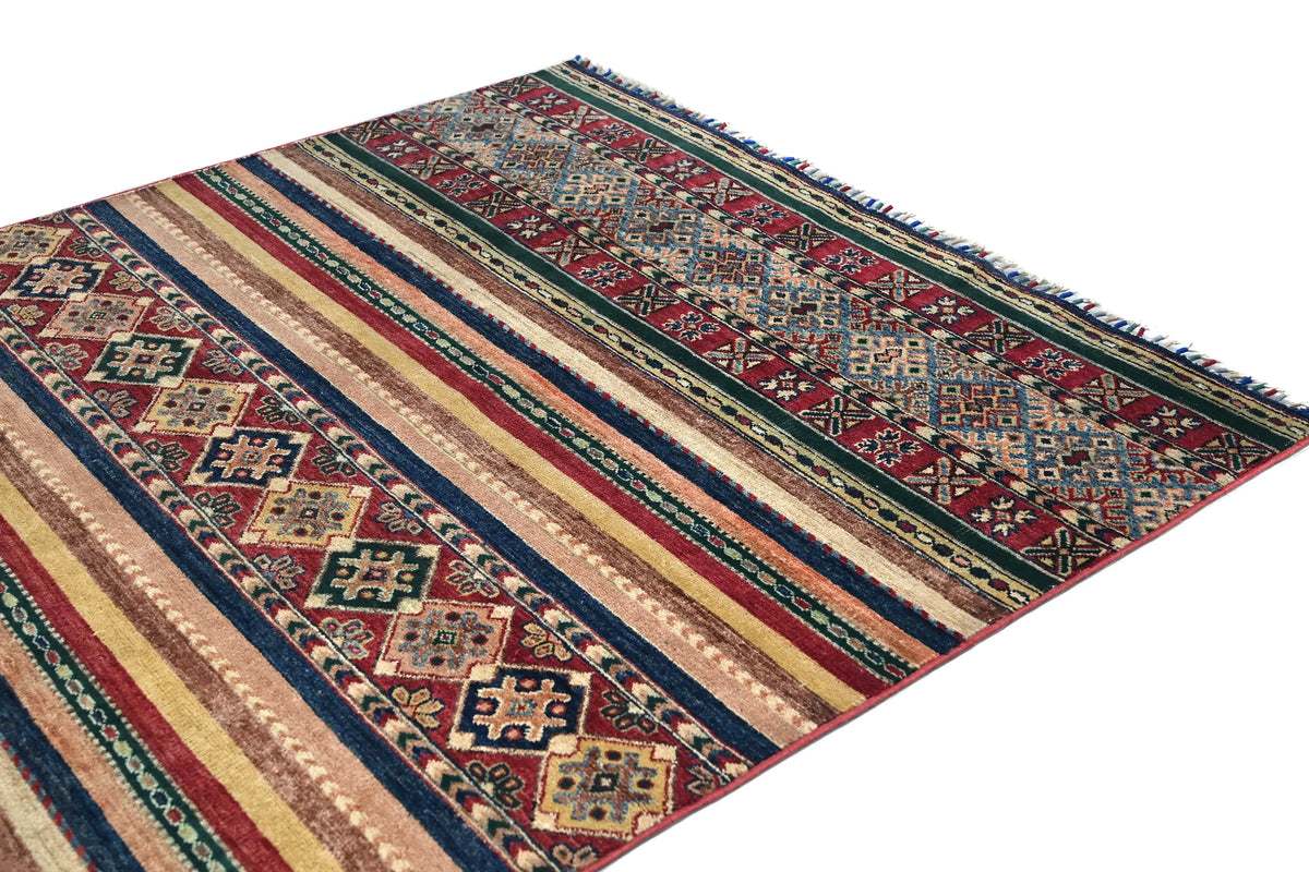 Khorjin Afghan Rug – Marine Panel