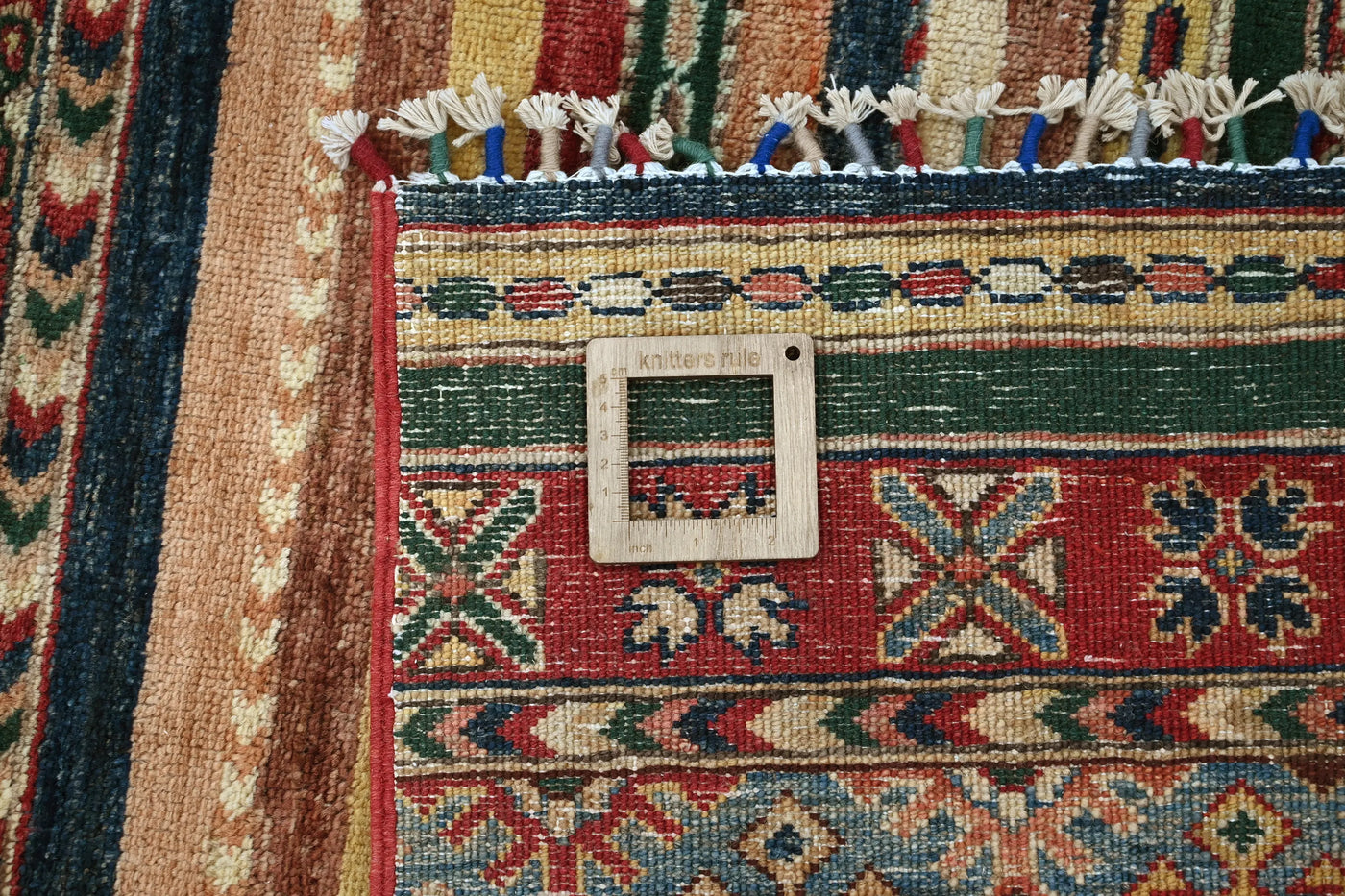 Khorjin Afghan Rug – Marine Panel