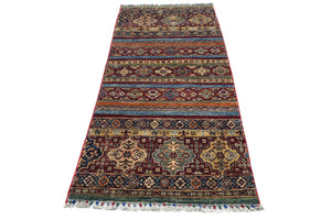 Afghan Khorjin Rug, 76 x 195 cm
