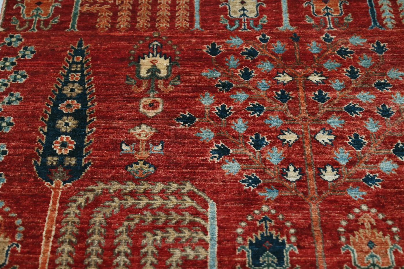 Khorjin Afghan Runner Rug – Marine Frame