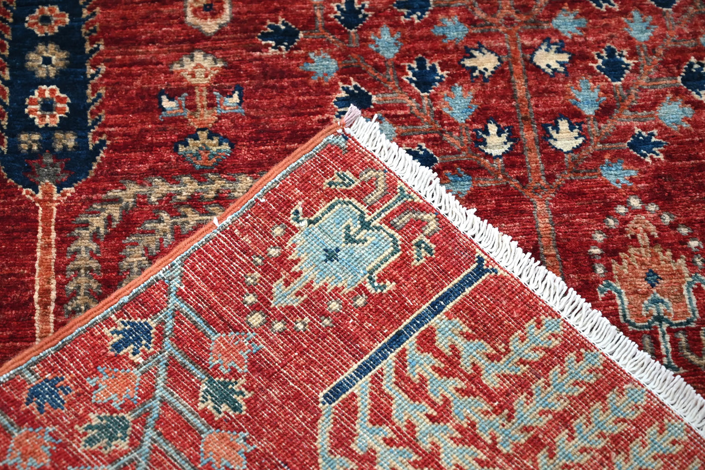Khorjin Afghan Runner Rug – Marine Frame