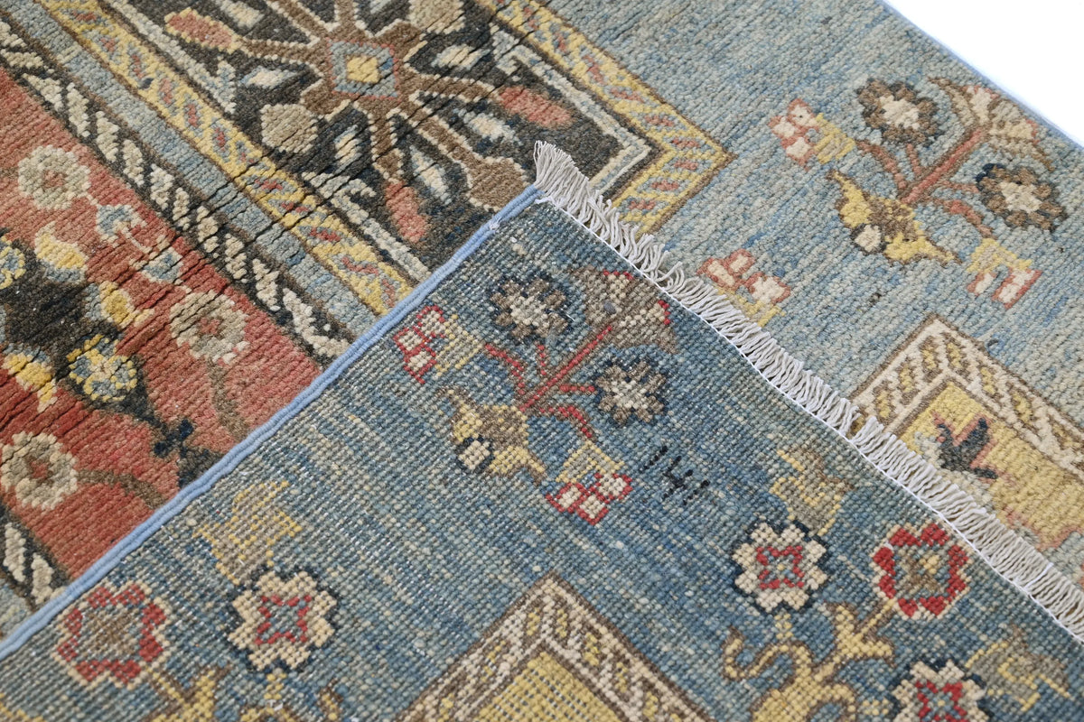 Khorjin Afghan Rug – Pebble Frame