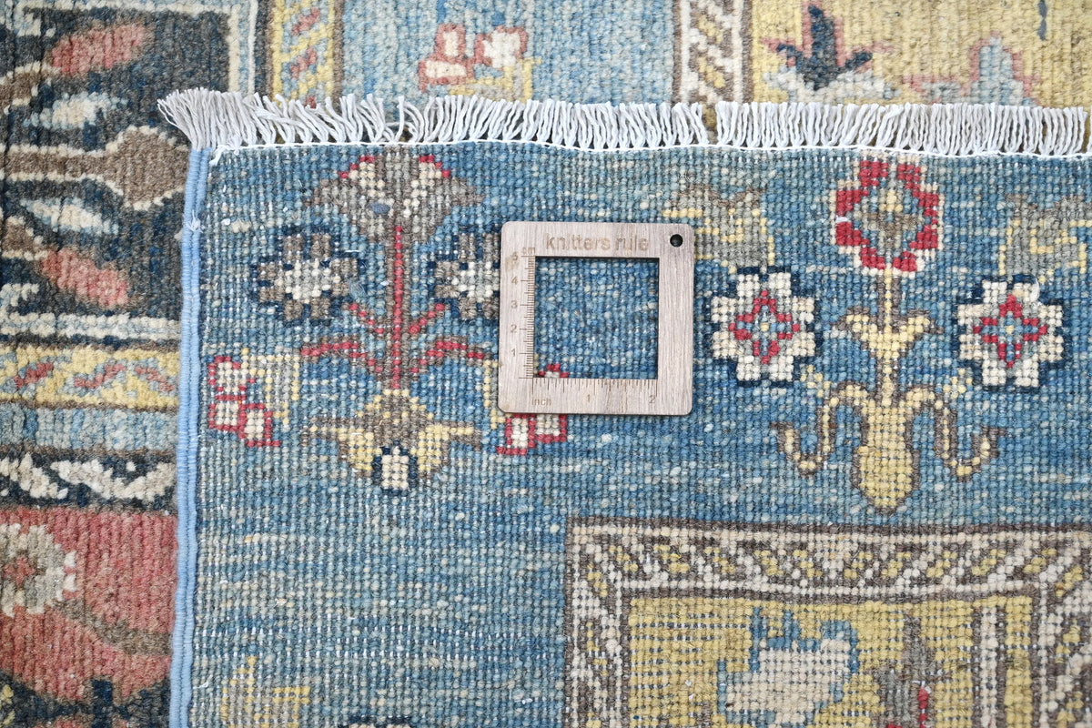 Khorjin Afghan Rug – Pebble Frame
