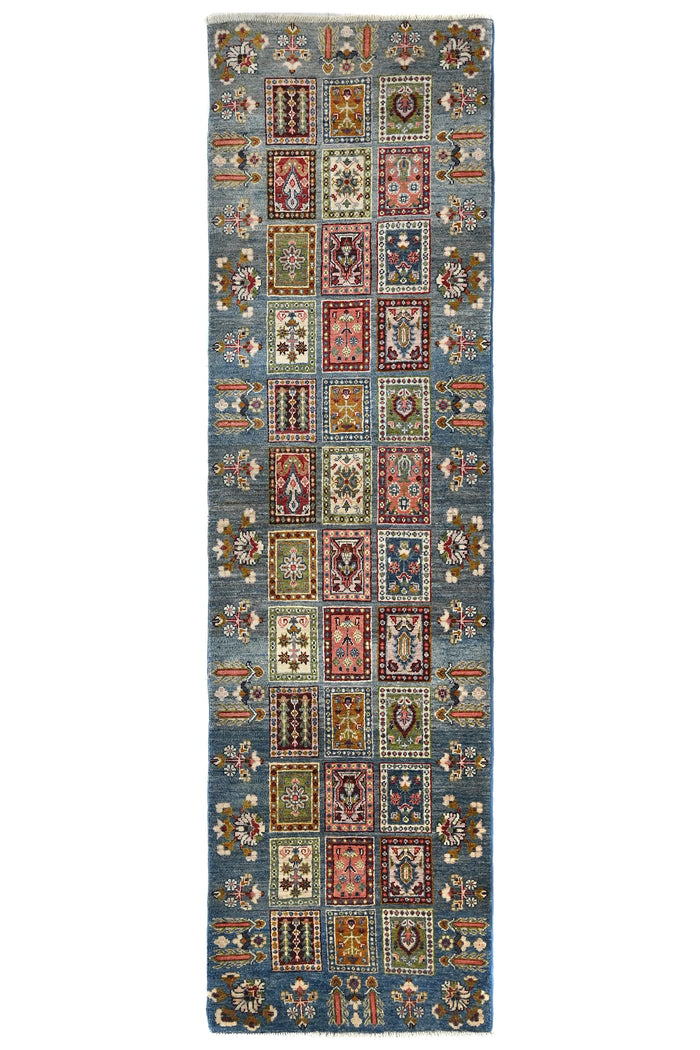 Khorjin Afghan Runner Rug – Azure Keepsake
