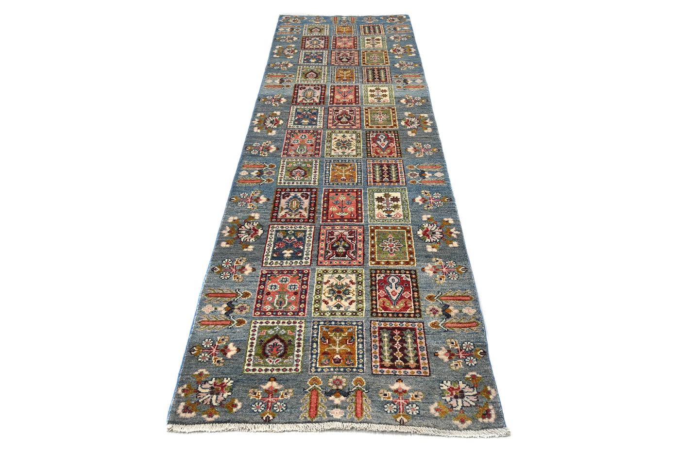 Khorjin Afghan Runner Rug – Azure Keepsake