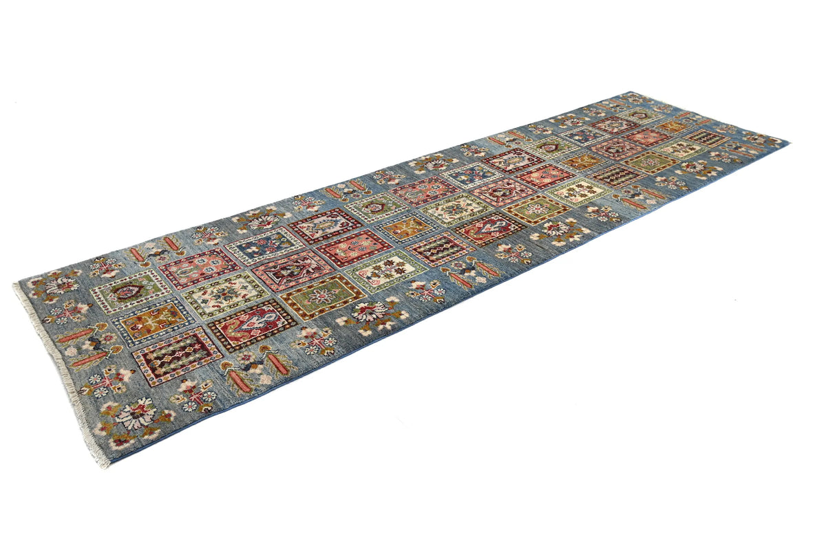 Khorjin Afghan Runner Rug – Azure Keepsake