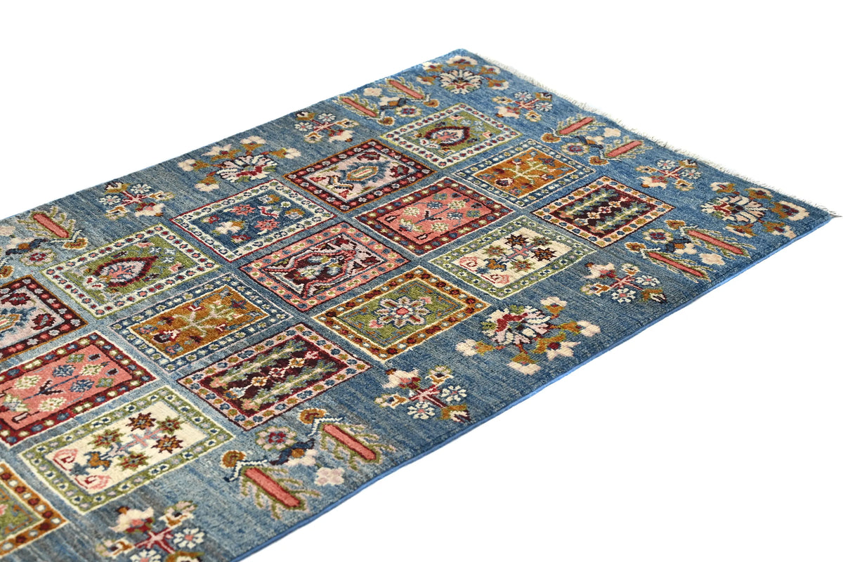 Khorjin Afghan Runner Rug – Azure Keepsake