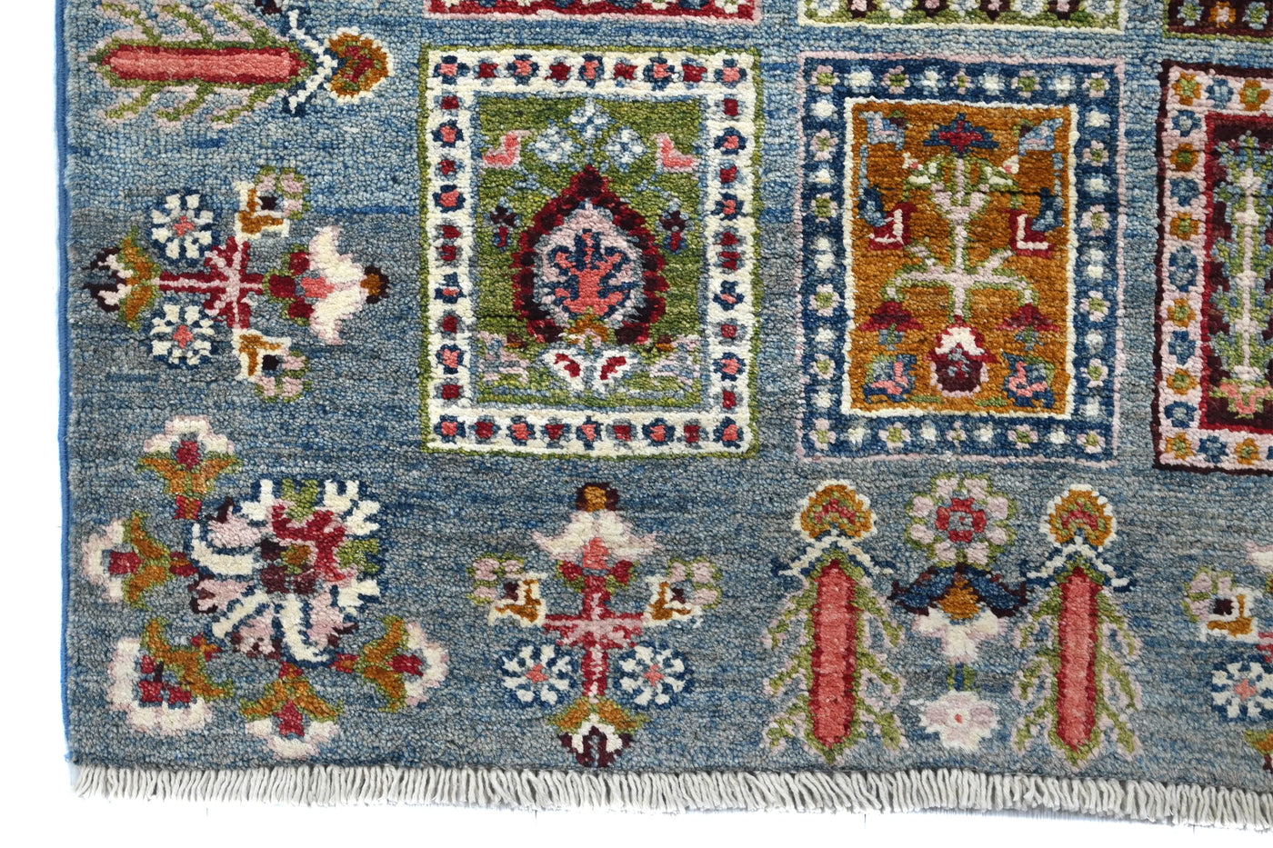 Khorjin Afghan Runner Rug – Azure Keepsake