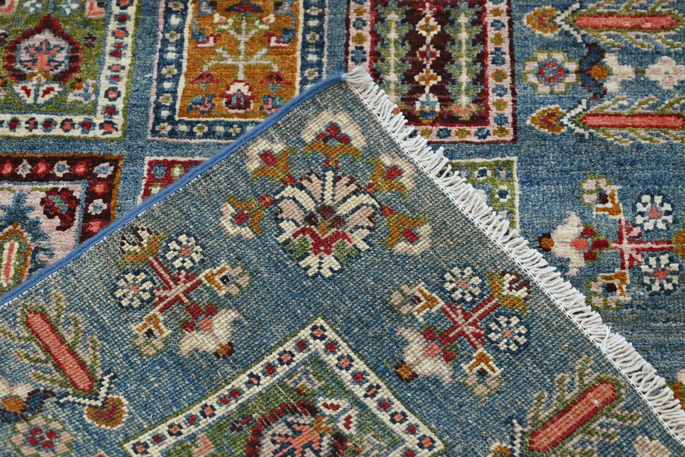 Khorjin Afghan Runner Rug – Azure Keepsake