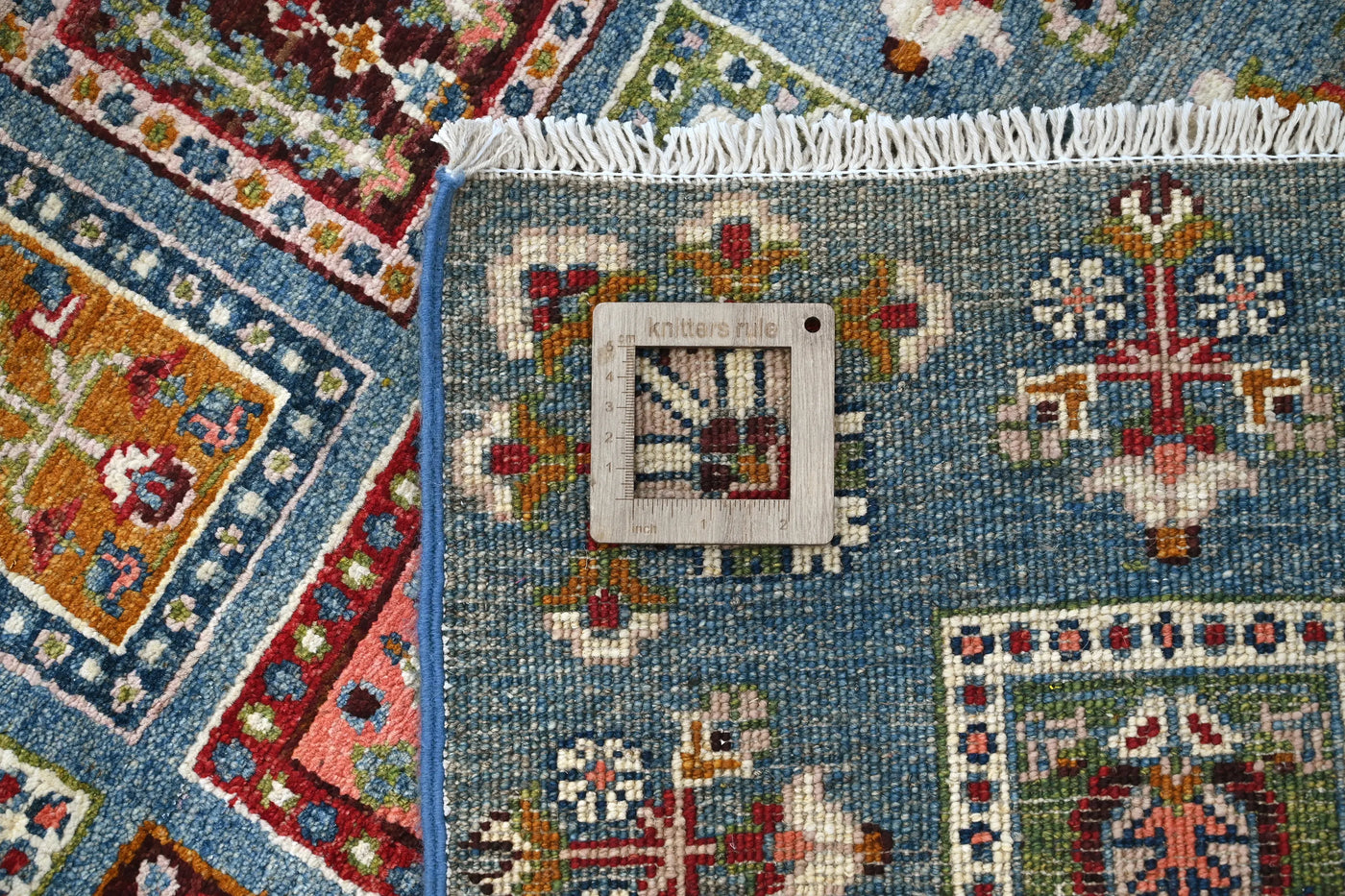 Khorjin Afghan Runner Rug – Azure Keepsake