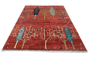 Afghan Khorjin Rug, 167 x 237 cm