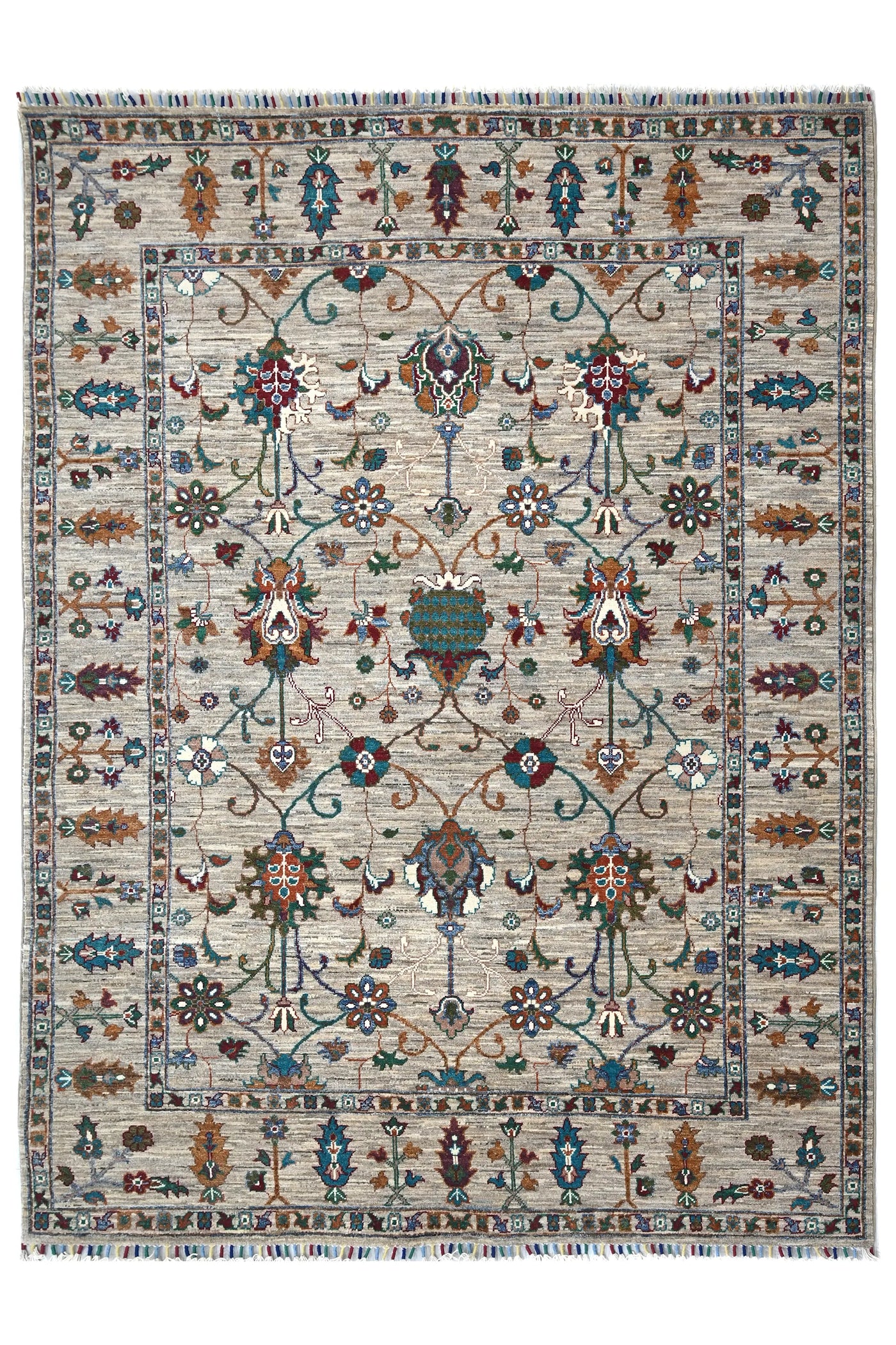 Khorjin Afghan Rug – Ivory Gallery