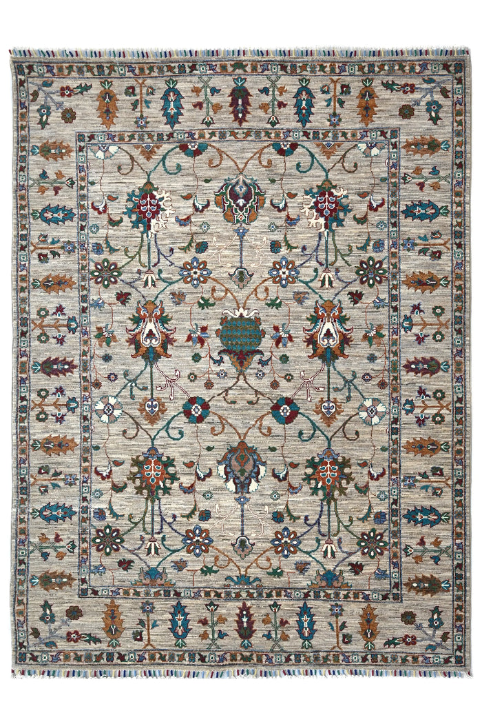 Khorjin Afghan Rug – Ivory Gallery