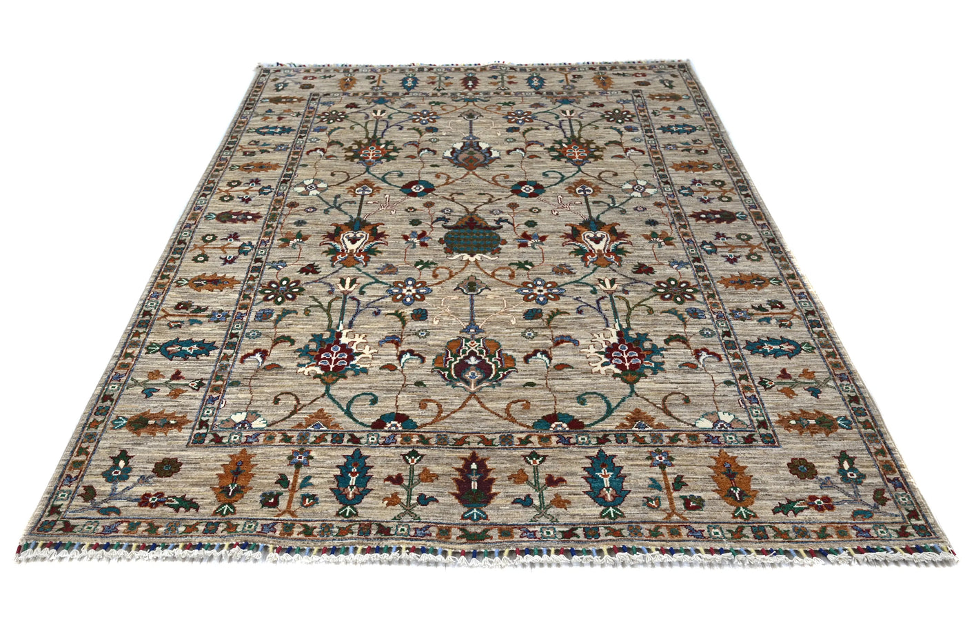 Khorjin Afghan Rug – Ivory Gallery