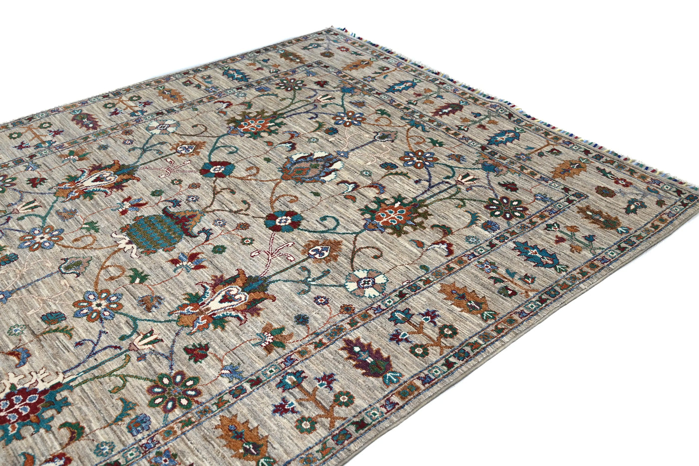 Khorjin Afghan Rug – Ivory Gallery
