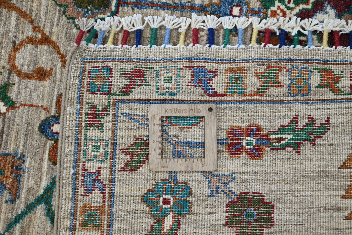 Khorjin Afghan Rug – Ivory Gallery