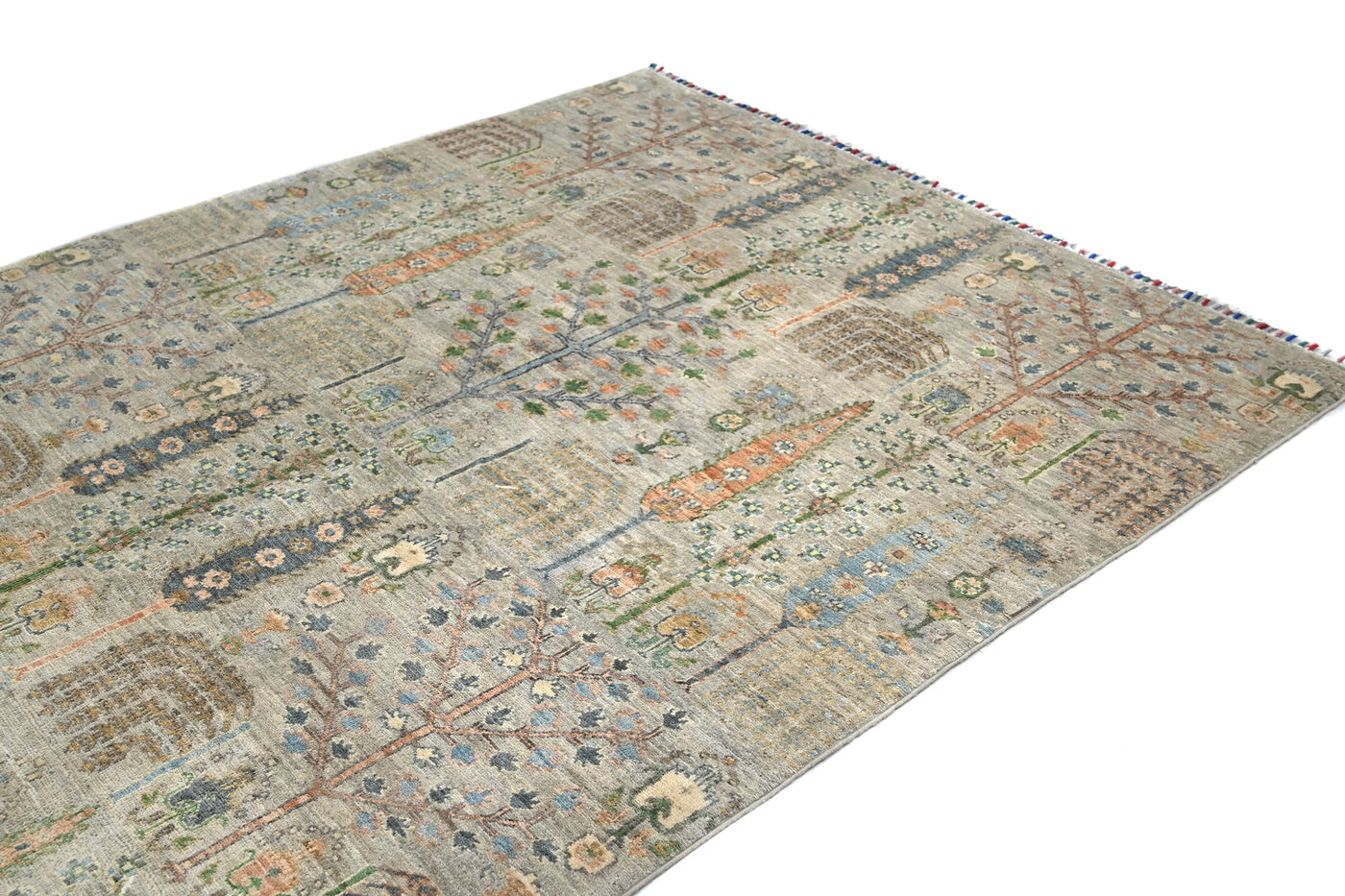 Khorjin Afghan Rug – Wheat Grove
