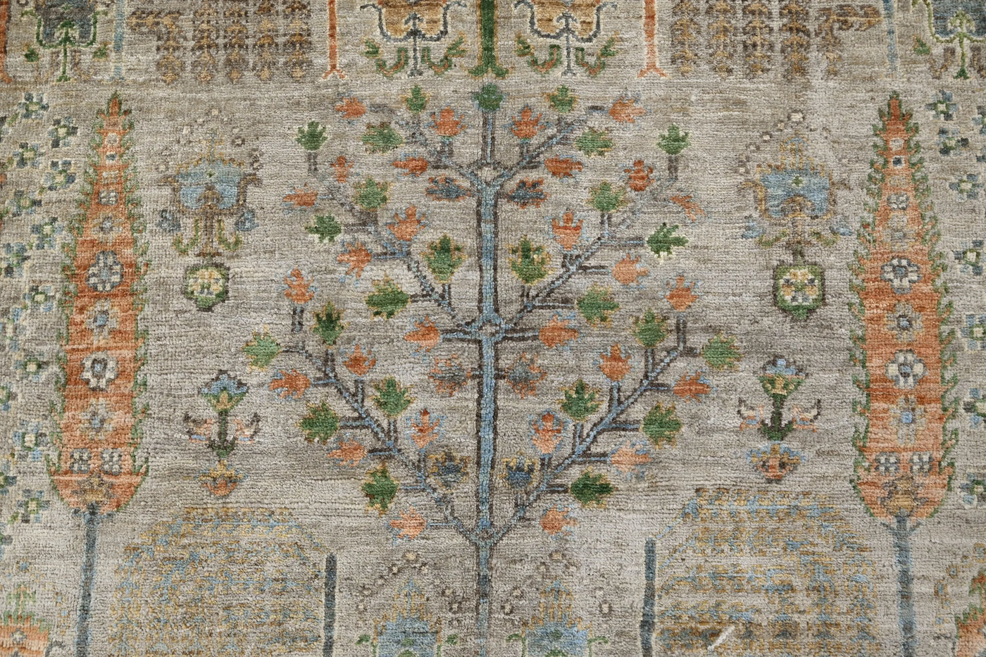 Khorjin Afghan Rug – Wheat Grove
