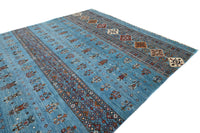 Khorjin Afghan Rug – Oceanic Bands