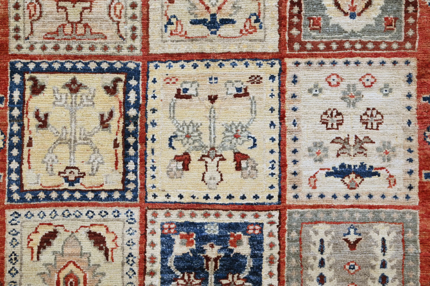 Khorjin Afghan Rug – Ember Mosaic