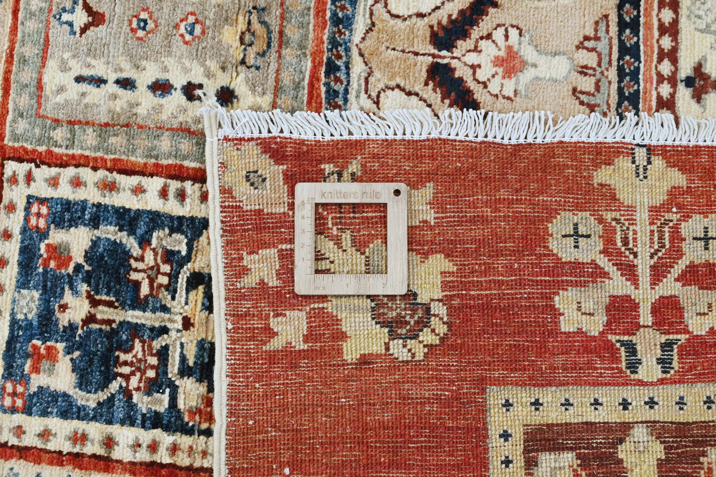 Khorjin Afghan Rug – Ember Mosaic