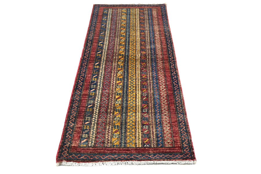 Afghan Khorjin Rug, 70 x 194 cm