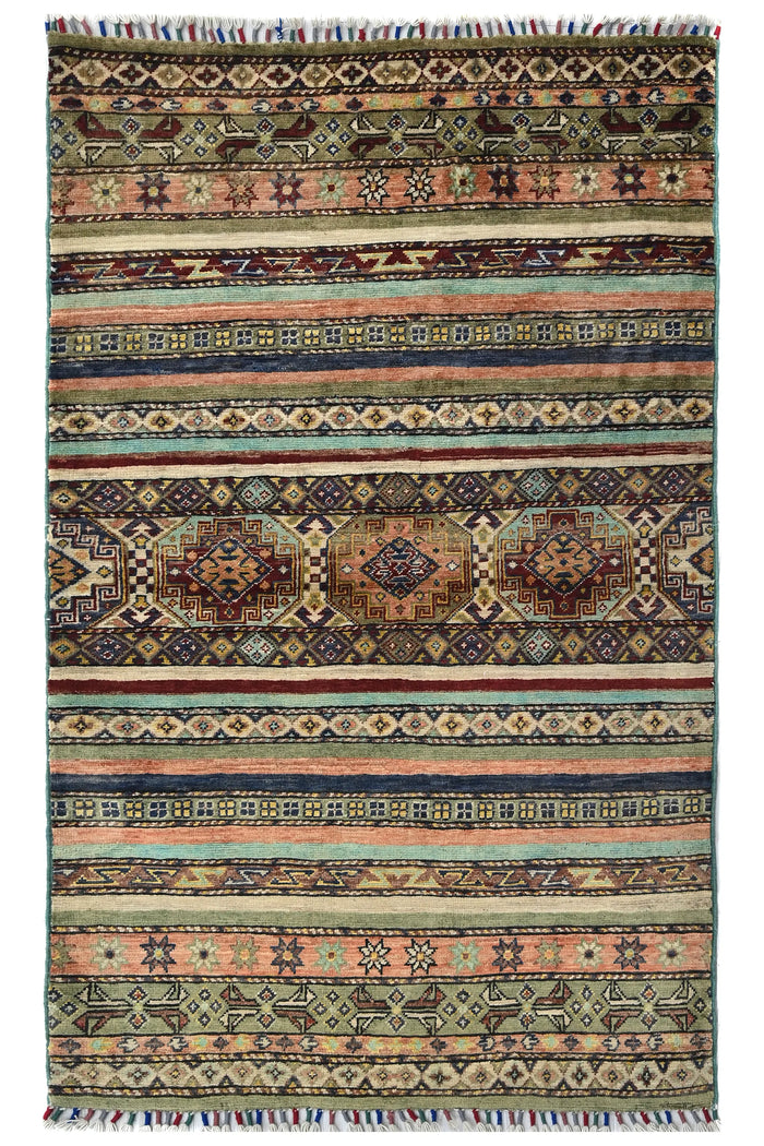 Khorjin Afghan Rug – Verdant Folio